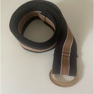Sport Haley Belt  Black and Brown Stripes   Size S-M EUC